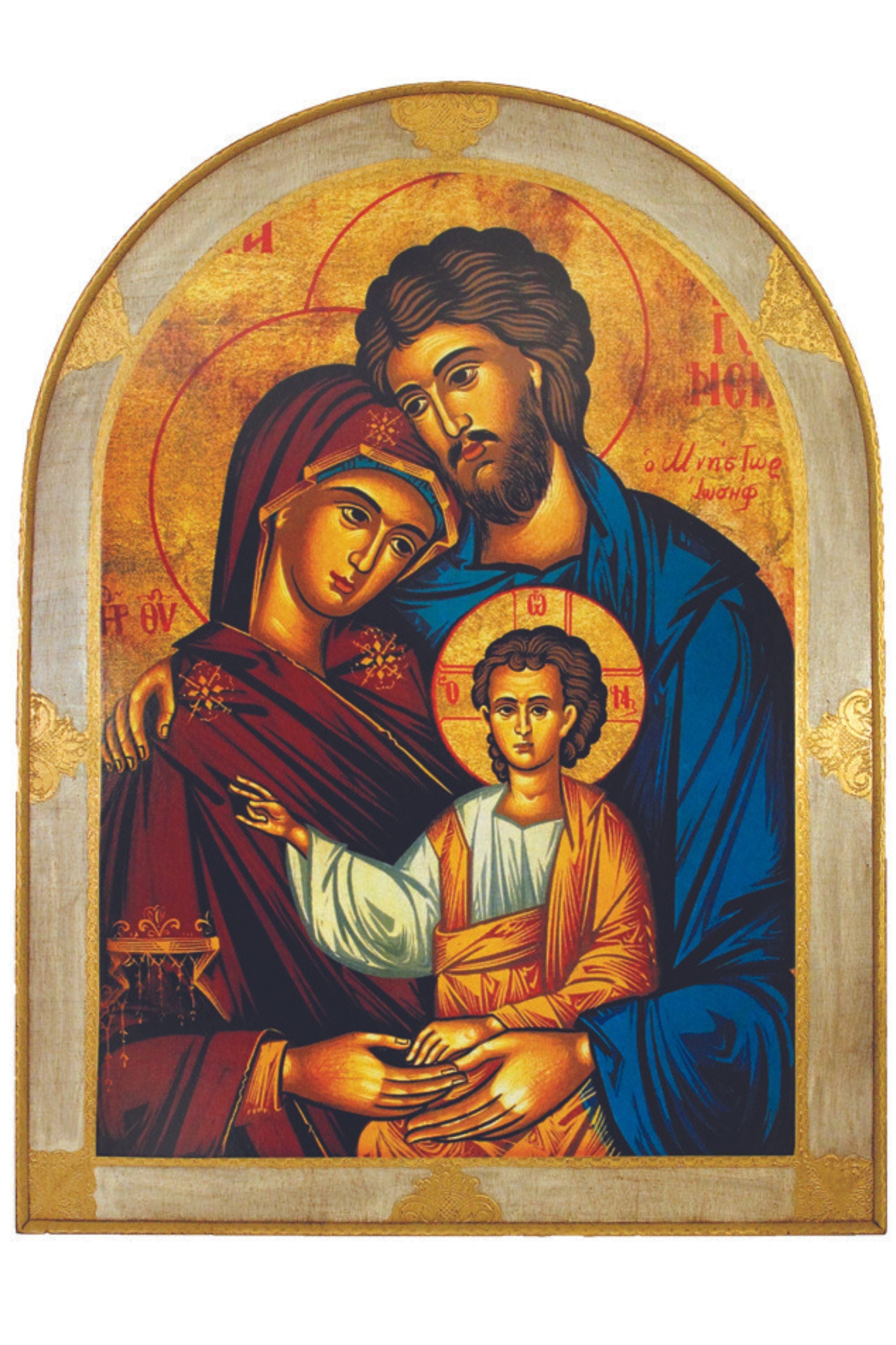 L-2516-HF Holy Family Icon Florentine Plaque 23x31" – Goldscheider of ...