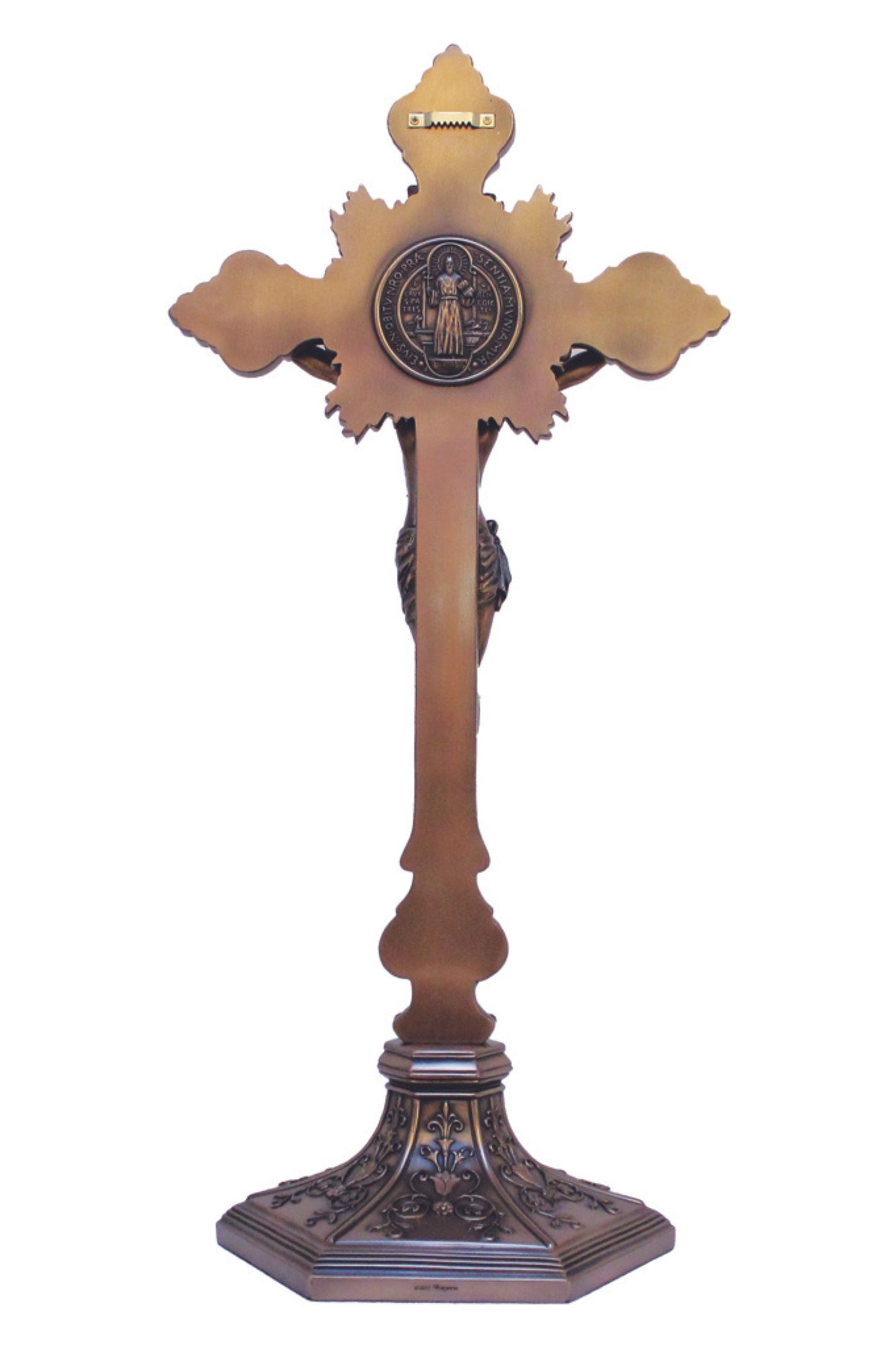 SR-77286 St. Benedict Crucifix in Cold Cast Bronze 24"/22"