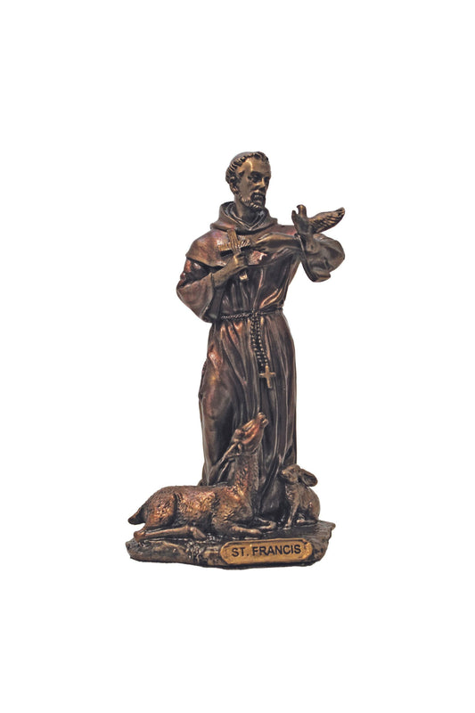 SR-77713 St. Francis in Cold Cast Bronze 3.5"