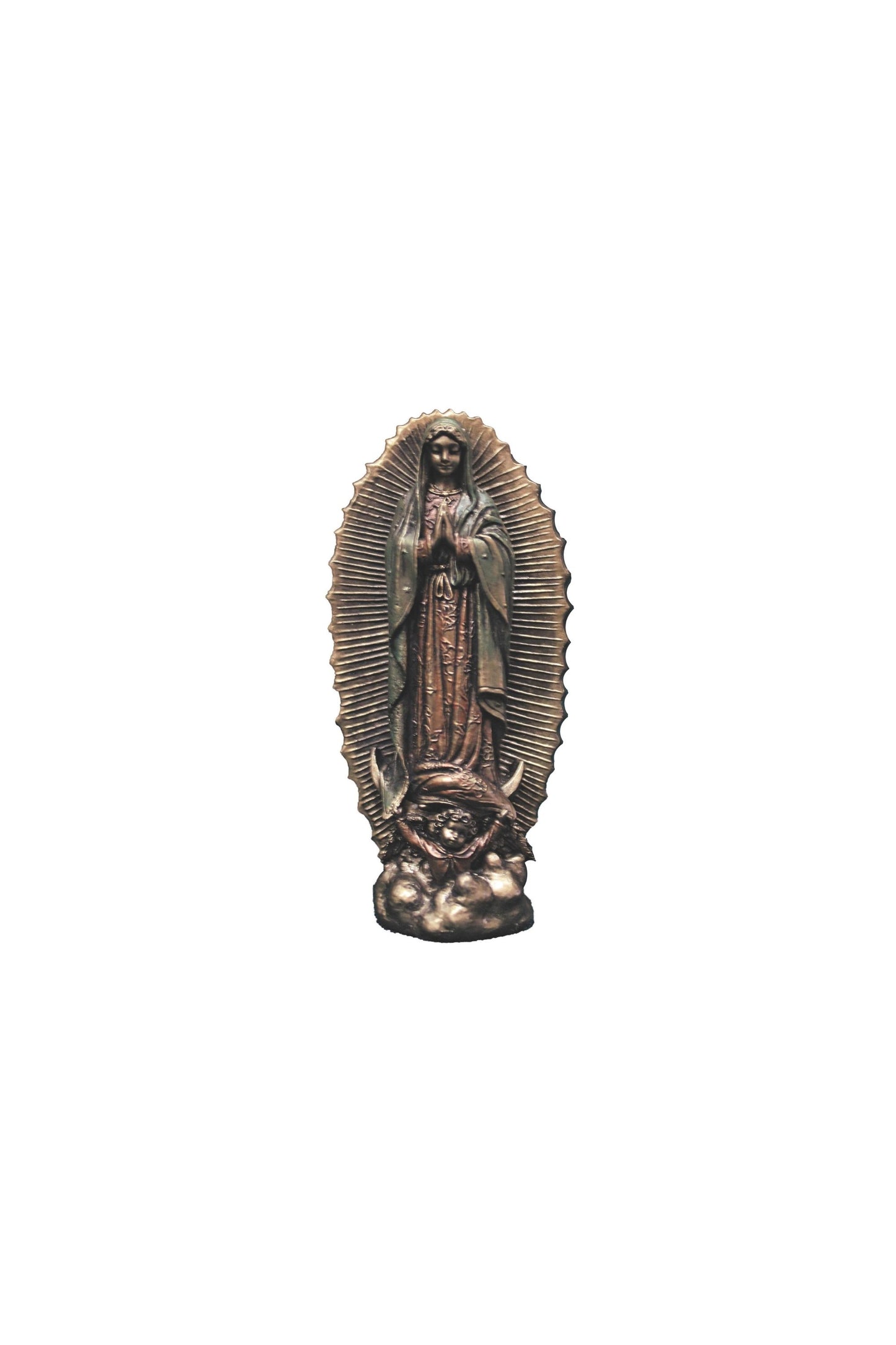 SR-78414 O.L. Guadalupe in Cold Cast Bronze 3.25"