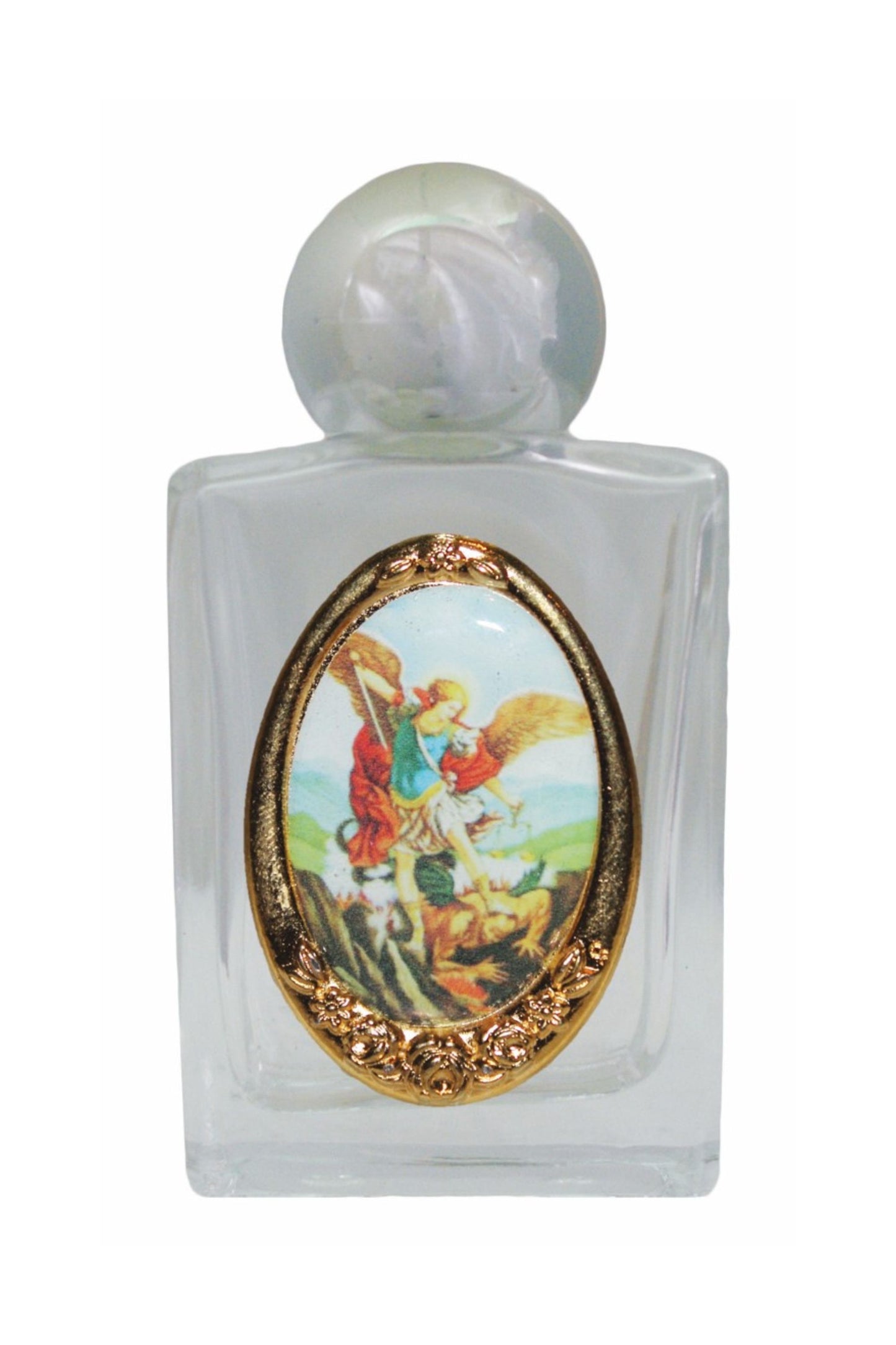 WB11-MIKE St. Michael Holy Water Bottle 1.75x2.25"