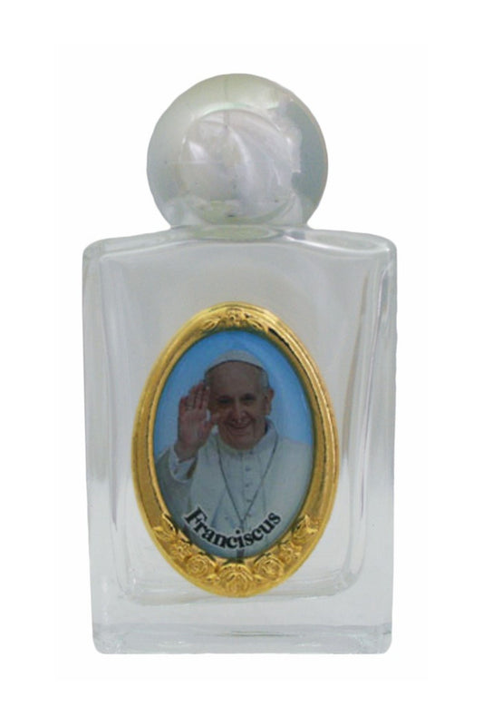 WB11-POPEFRAN Pope Francis Holy Water Bottle 1.75x2.25"