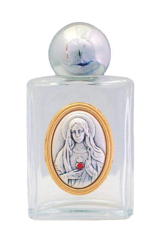 WB5-IHM Immaculate Heart of Mary Holy Water Bottle 1.75x3.25"