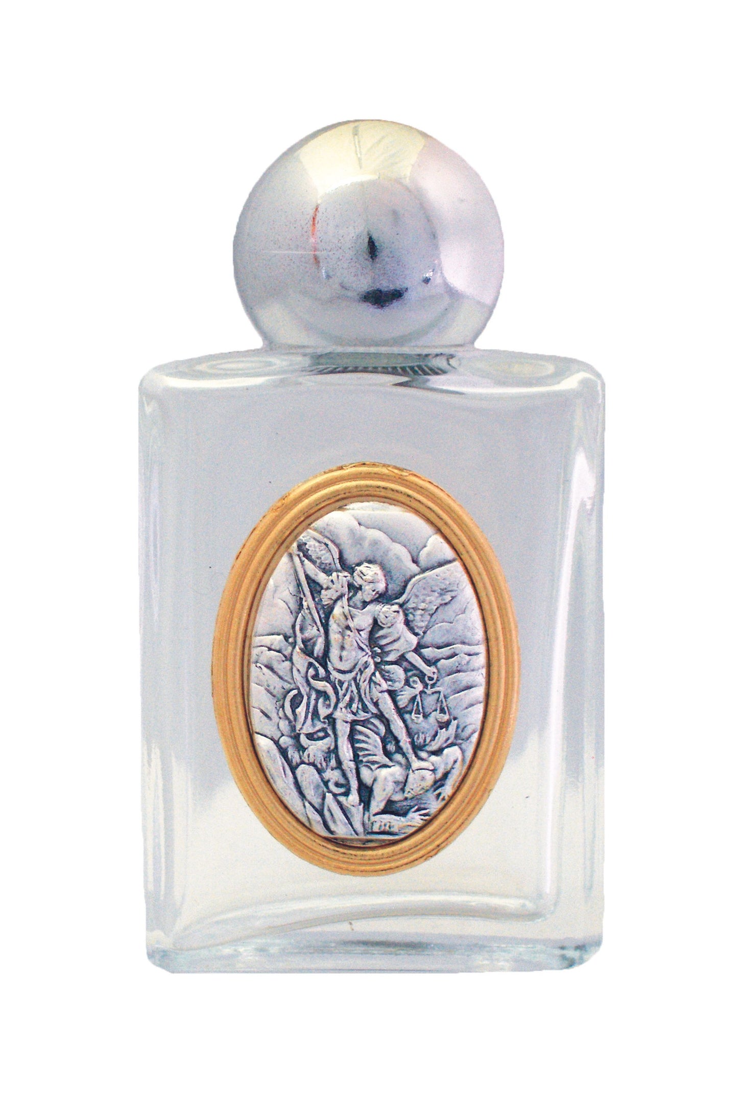 WB5-MIKE St. Michael Holy Water Bottle 1.75x3.25