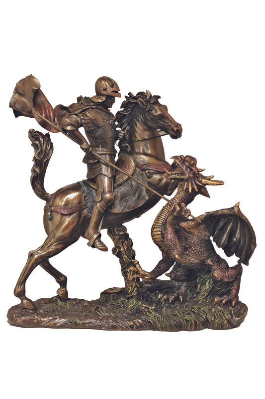 SR-73533 St. George in Cold Cast Bronze 10.5"