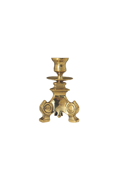 305-LC Candleholder in Shiny Brass 5.25"