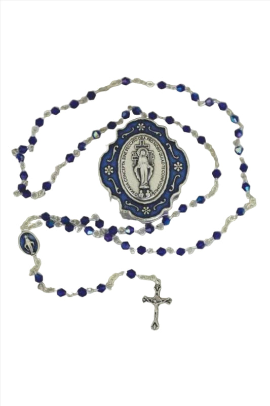 AL-1660 Miraculous Medal Rosary and Box 14"