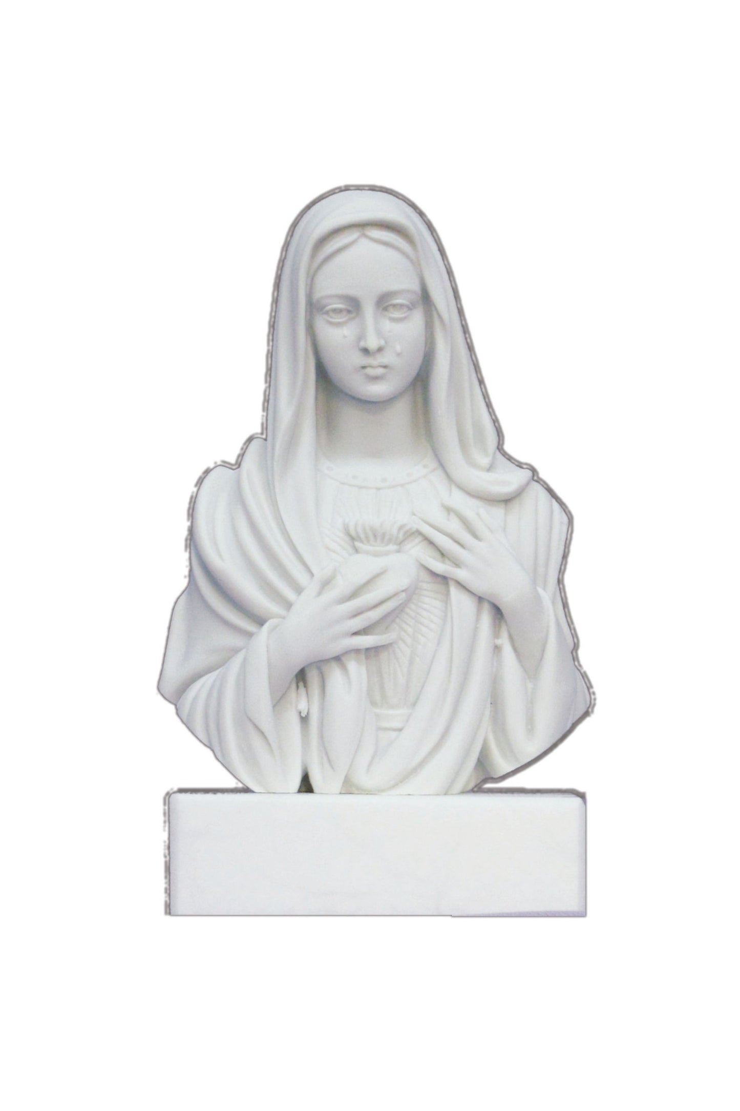 EG-1222 Immaculate Heart of Mary Bust 5"