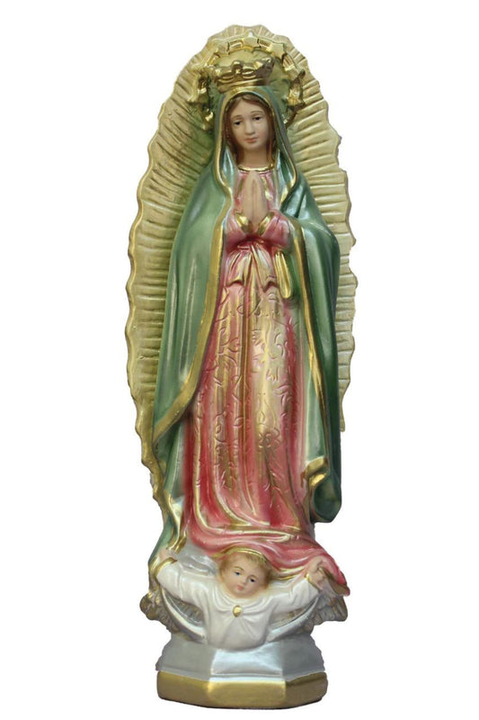 ET-203 Our Lady of Guadalupe in Ceramic Color 11.75"