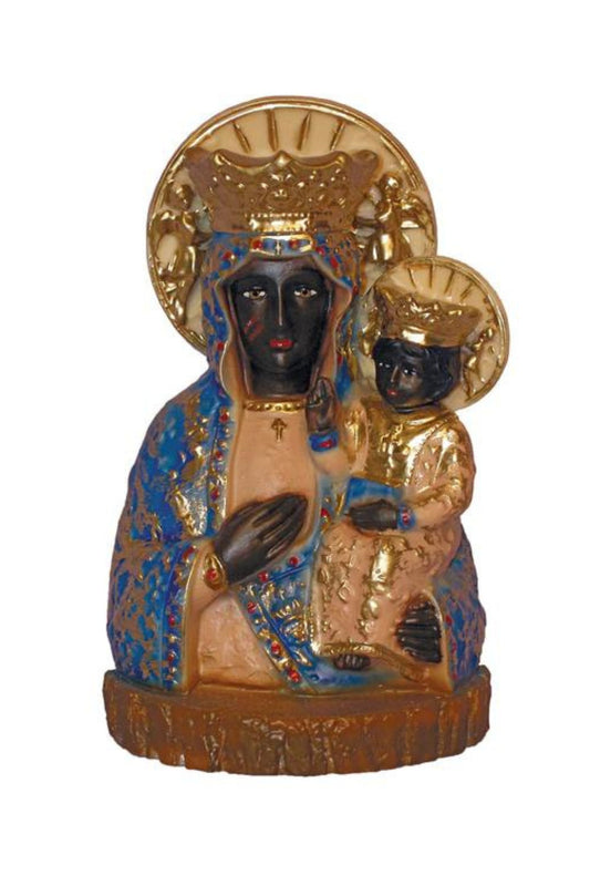 ET-363 Our Lady of Czestochowa Bust in Color 7.75"