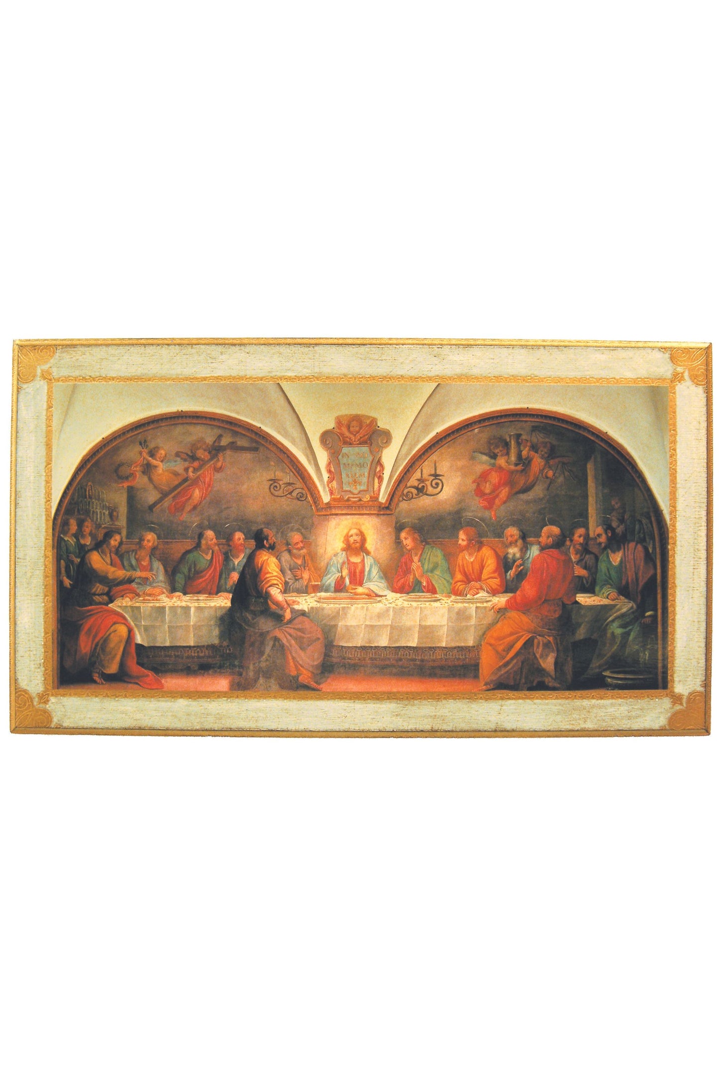 L-237 Last Supper (Rosselli) Florentine Plaque 31x17"