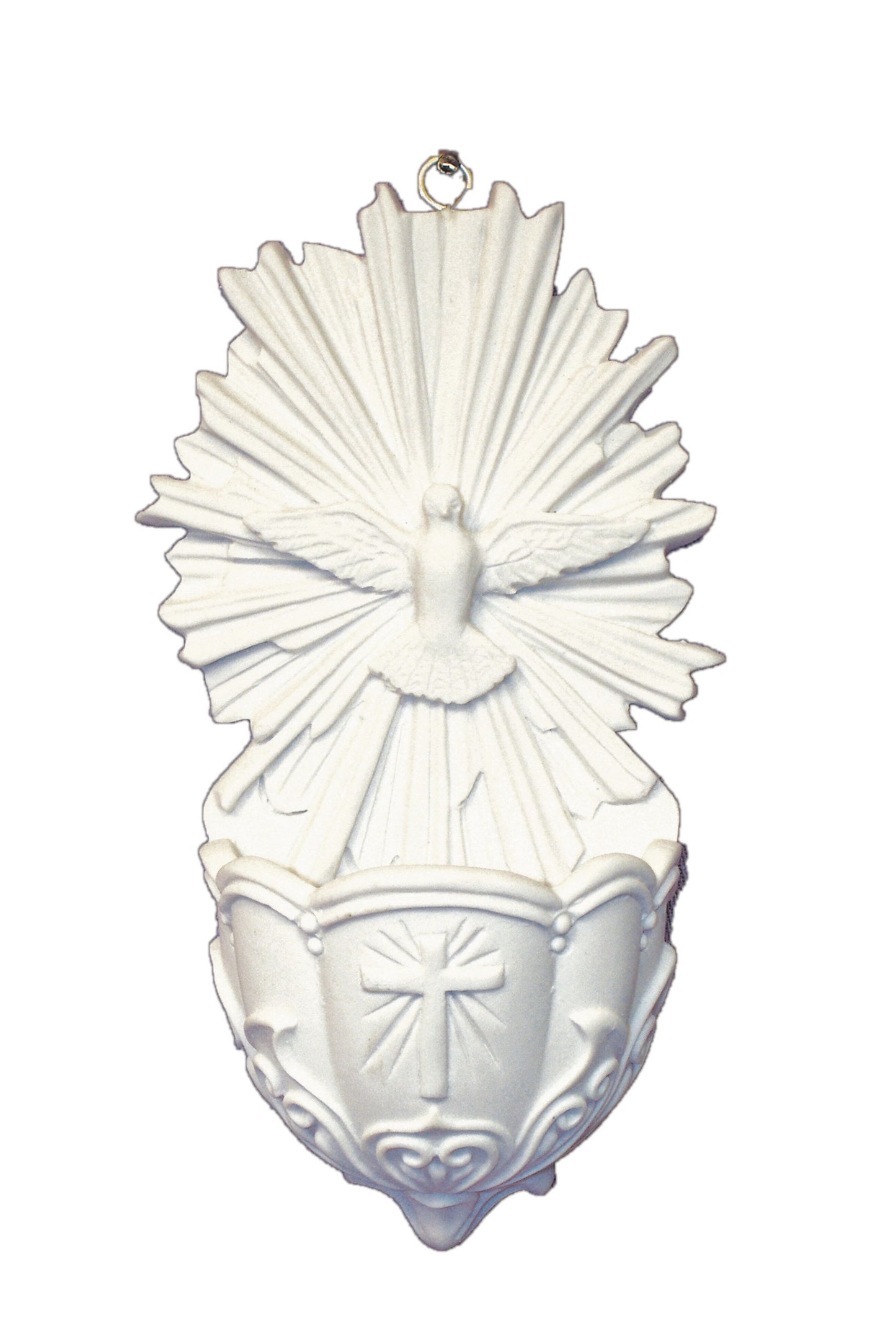 MA-678 Holy Spirit Font in White 5"
