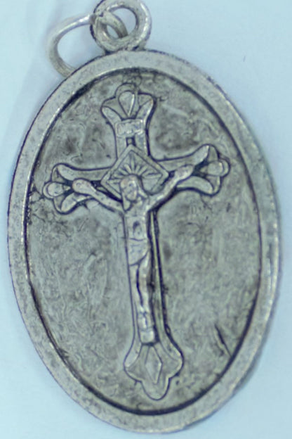 MHP-ISID St. Isidore the Farmer Hand-Painted Medal 1"x.5"