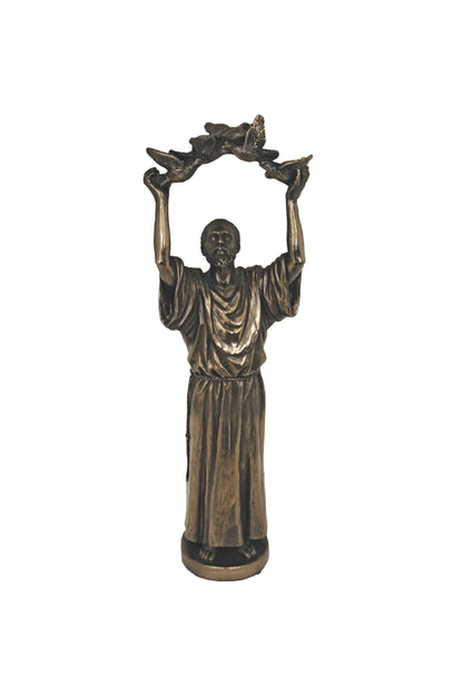 SR-622-BR St. Francis Peace Offering Cold cast Bronze 11"