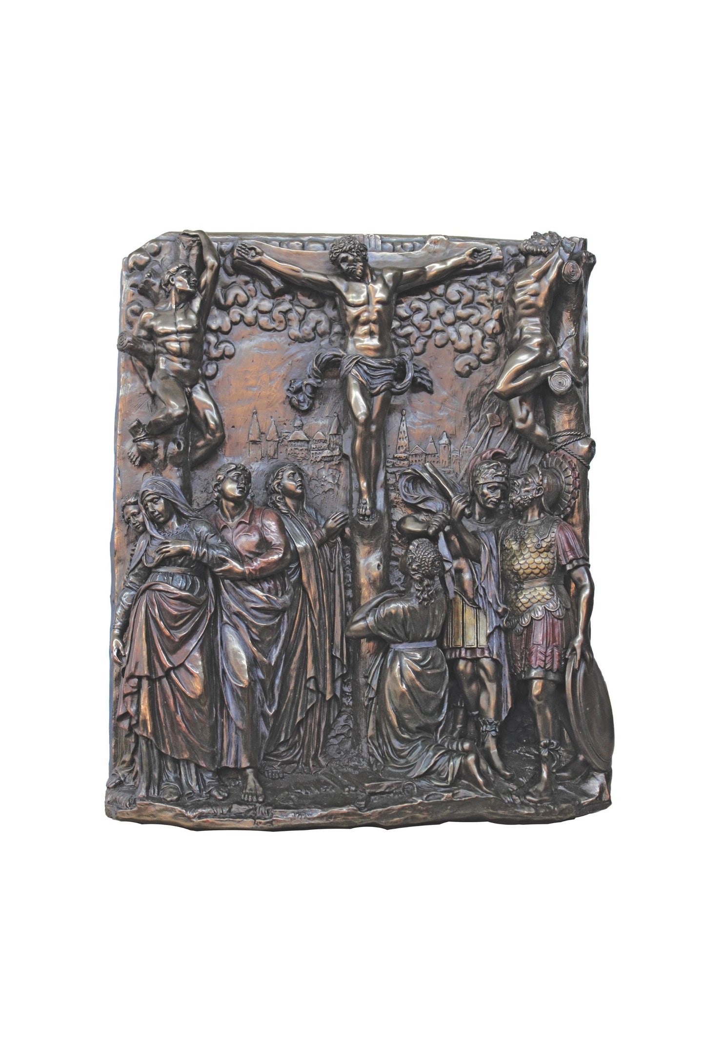 SR-71224 Calvary Plaque in Cold Cast Bronze 12x14"