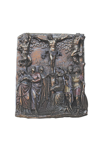 SR-71224 Calvary Plaque in Cold Cast Bronze 12x14"