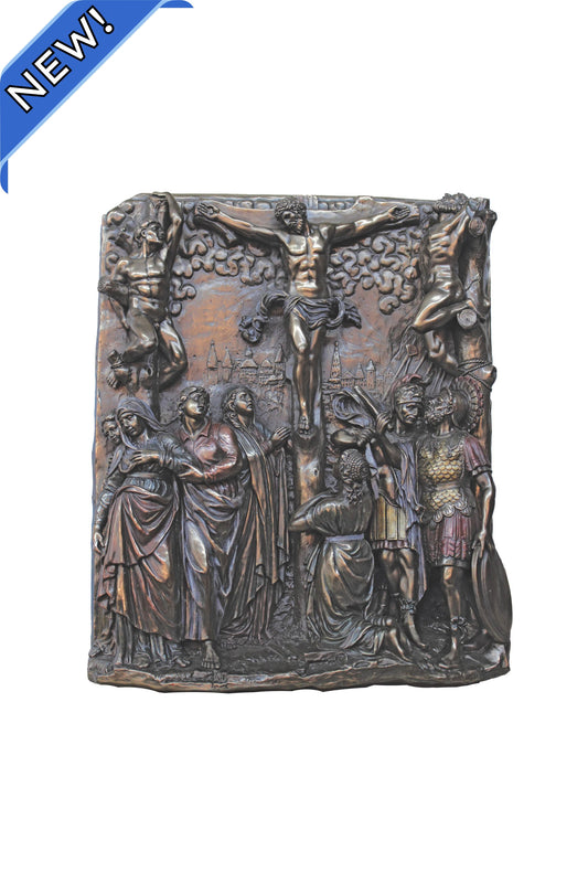 SR-71224 Calvary Plaque in Cold Cast Bronze 12x14"