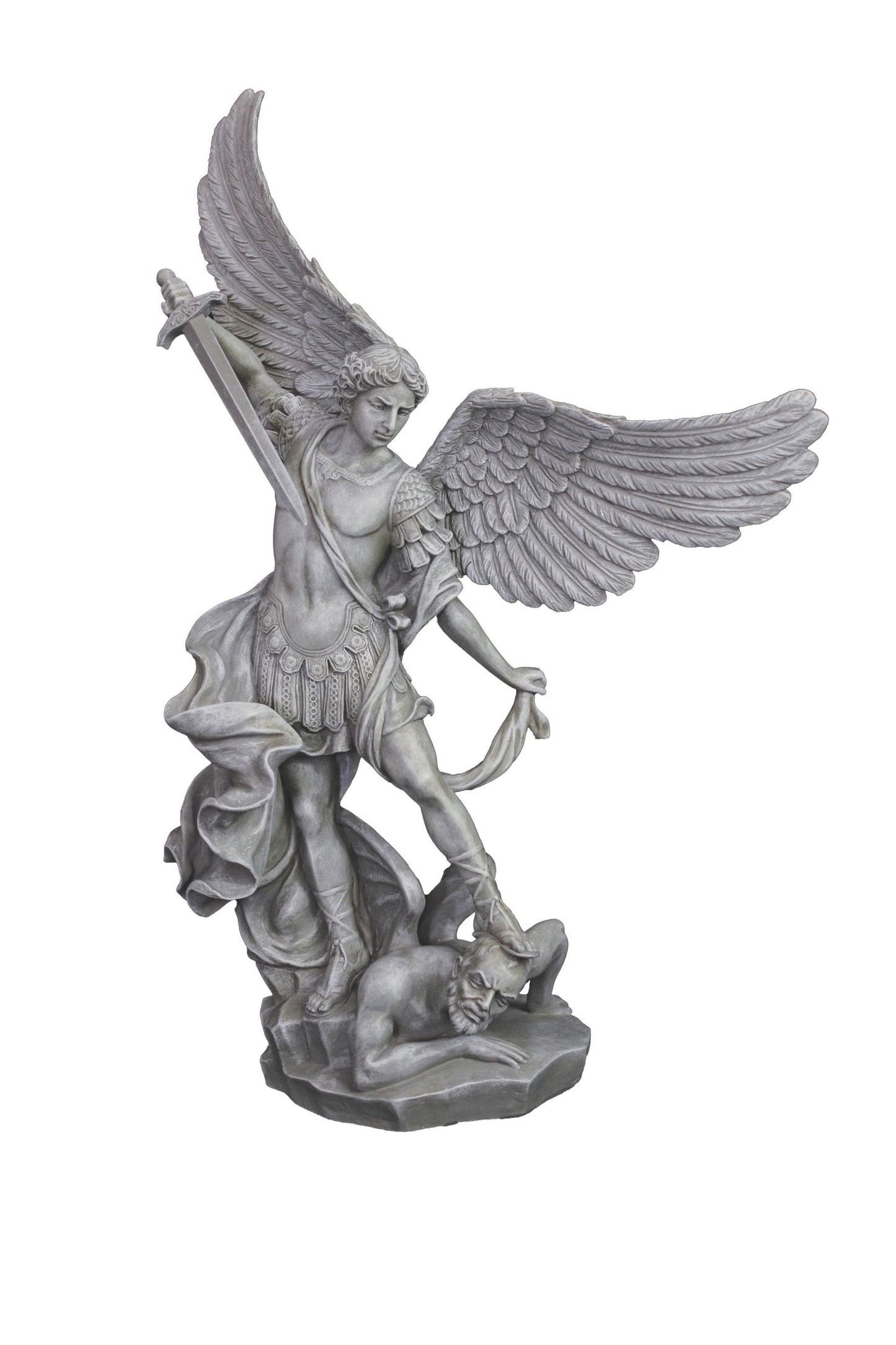 SR-71543-ST St. Michael in Stone Finish 14.5"