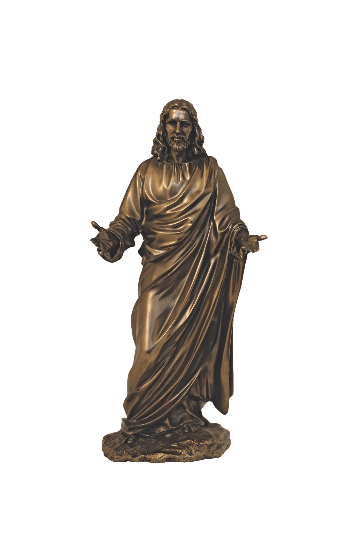 SR-73870-BR Welcoming Christ Cold Cast Bronze 11.75"