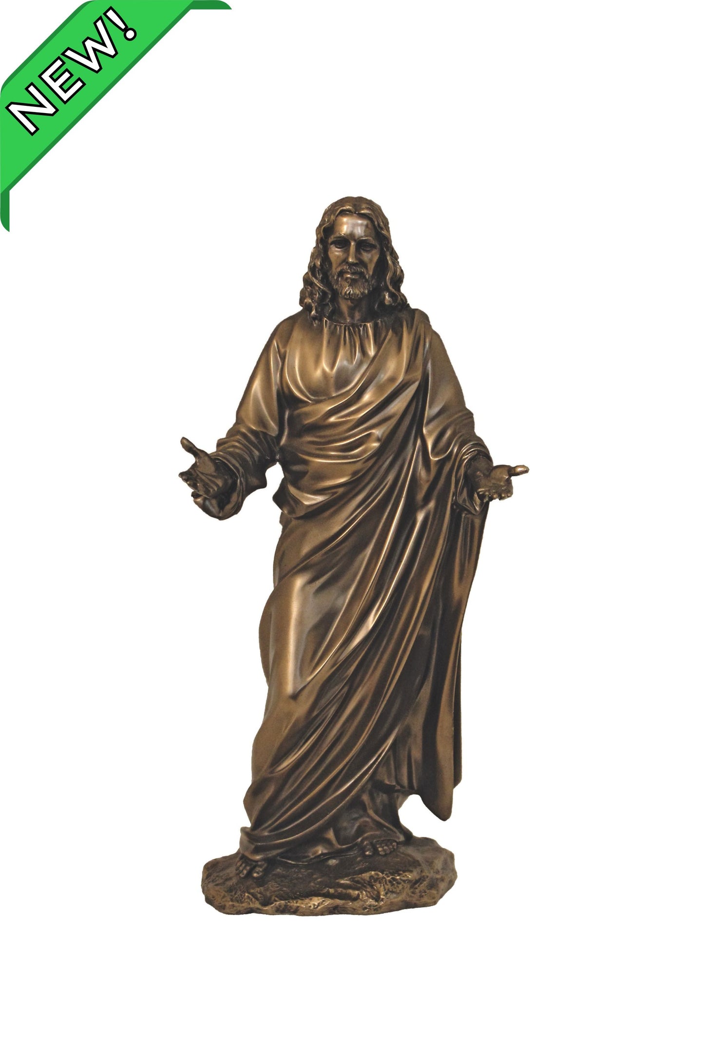 SR-73870-BR Welcoming Christ Cold Cast Bronze 11.75"