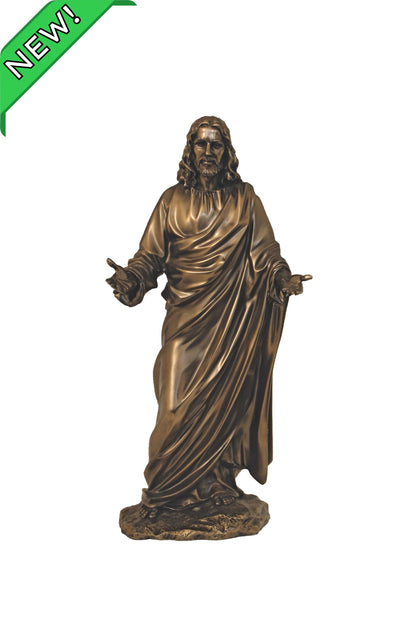 SR-73870-BR Welcoming Christ Cold Cast Bronze 11.75"