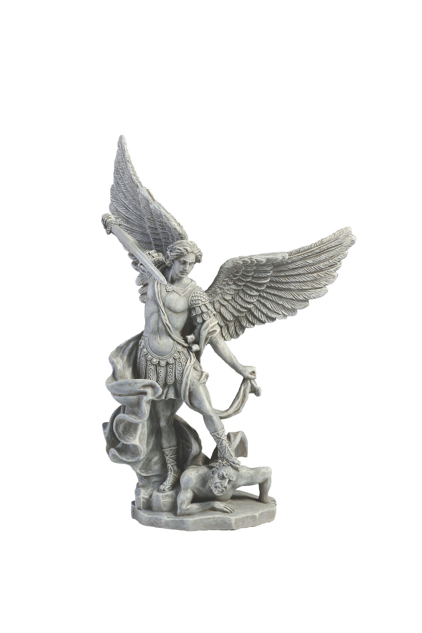 SR-76519-ST St. Michael Stone Finish 8"