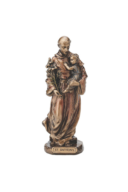 SR-77711 St. Anthony & Child in Cold Cast Bronze 3.25"