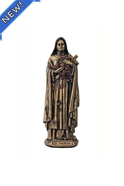 SR-77849 St. Theresa  in Cold Cast Bronze 3.5"