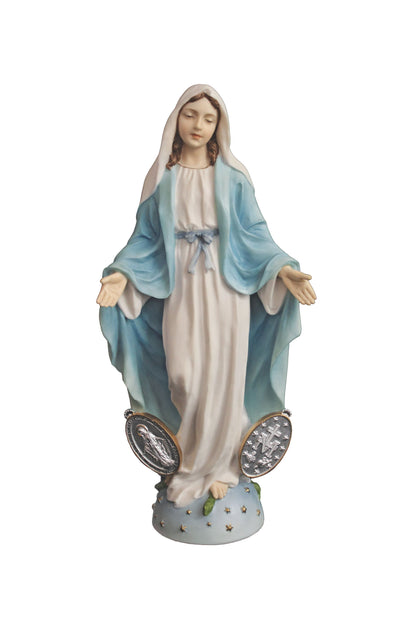 SR-78383-C Miraculous Medal in Color 7.75"