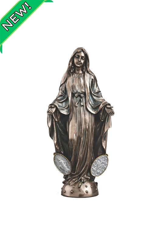 SR-78383 Miraculous Medal in Color 7.75"