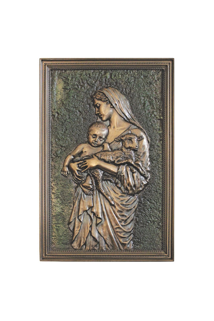 SR-78401 L'Innocence Plaque in Cold Cast Bronze 6x9"