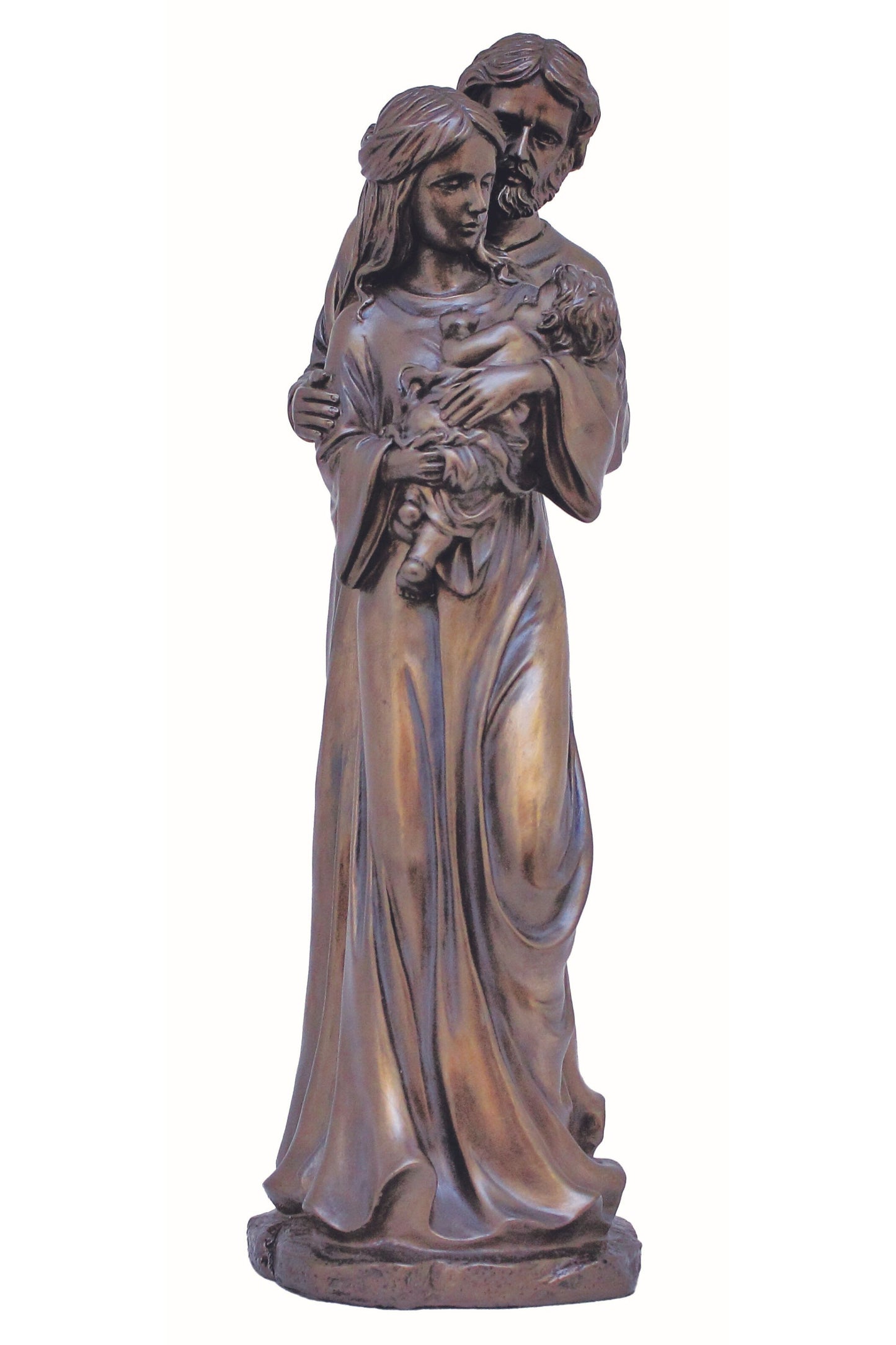 SRA-HF16 Holy Family in Cold Cast Bronze 16"