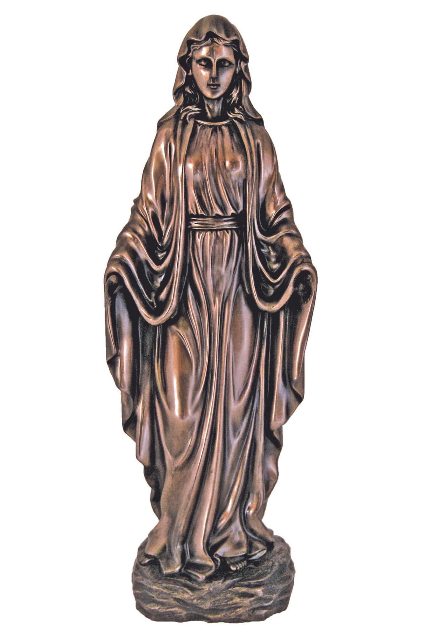 SRA-LOG20 Lady of Grace in Cold Cast Bronze 20"