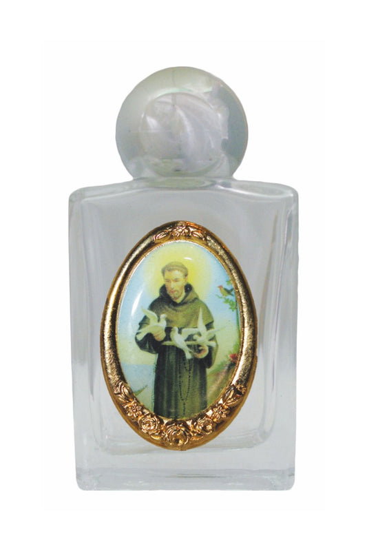 WB11-FRAN St. Francis Holy Water Bottle 1.75x2.25"