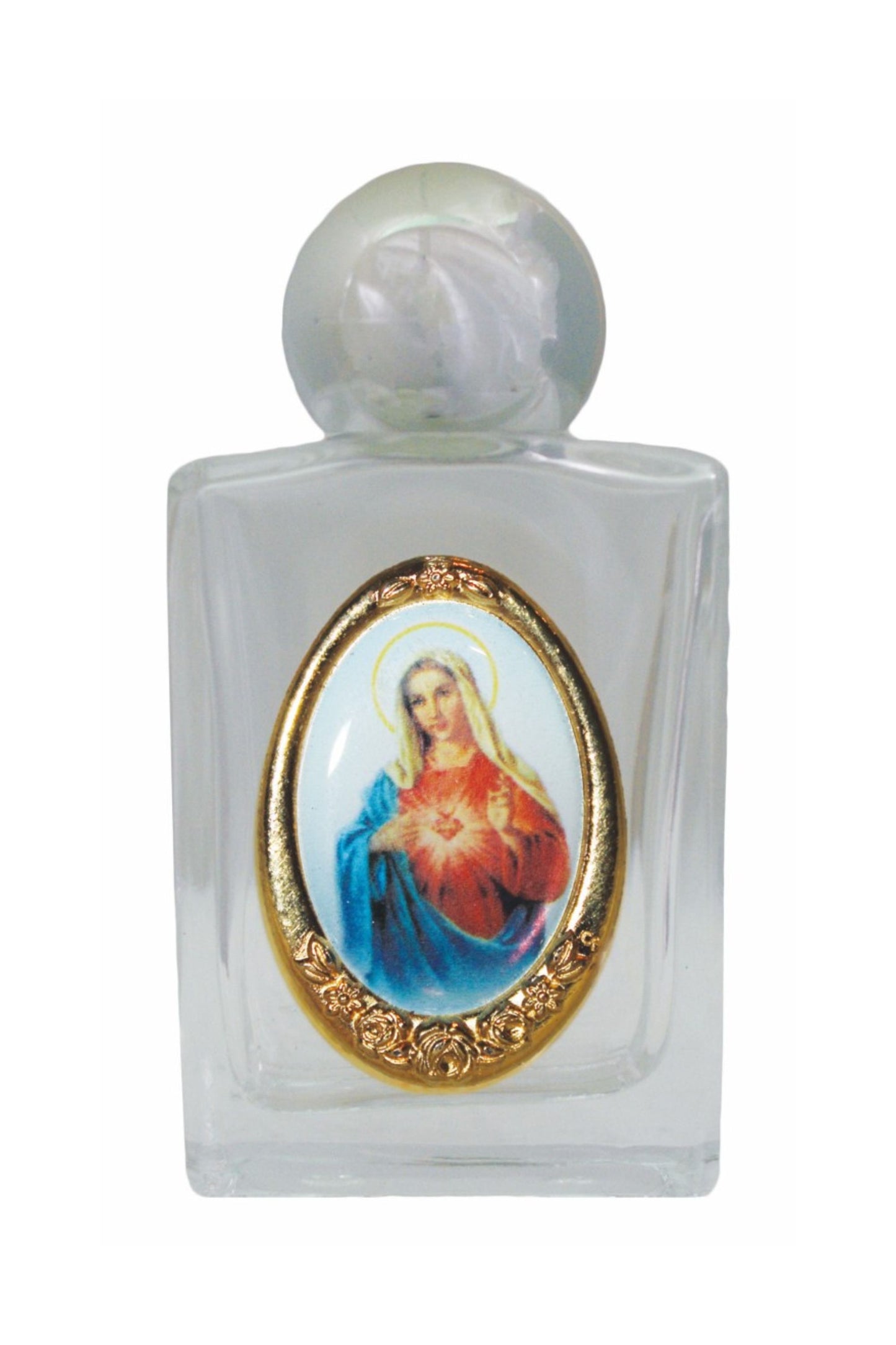 WB11-IHM Immaculate Heart of Mary Holy Water Bottle 1.75x2.25"