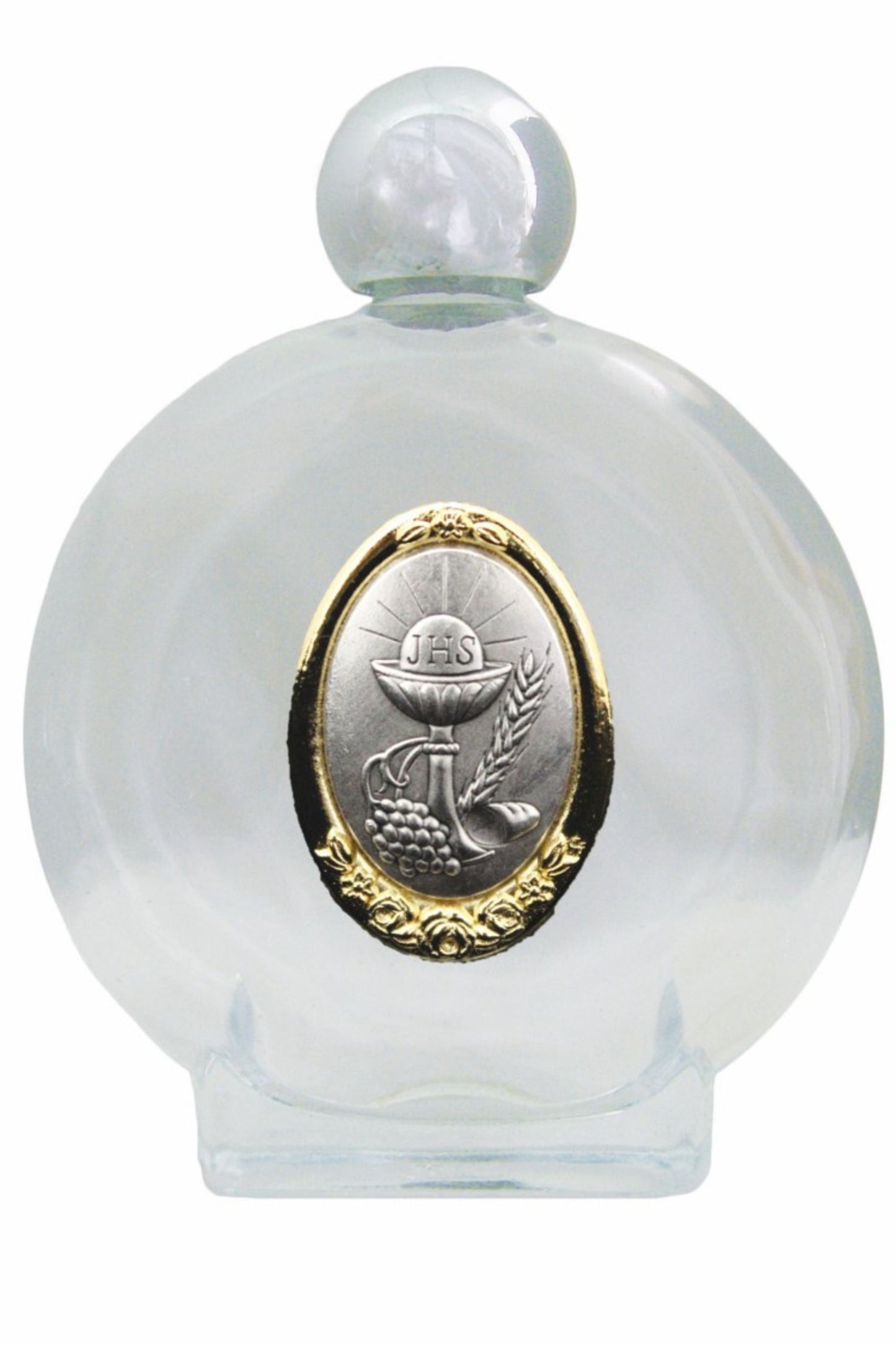 WB14-COMM Communion Holy Water Bottle 3.25x4.5"