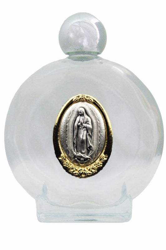 WB14-GUAD Our Lady of Guadalupe Holy Water Bottle 3.25x4.5"
