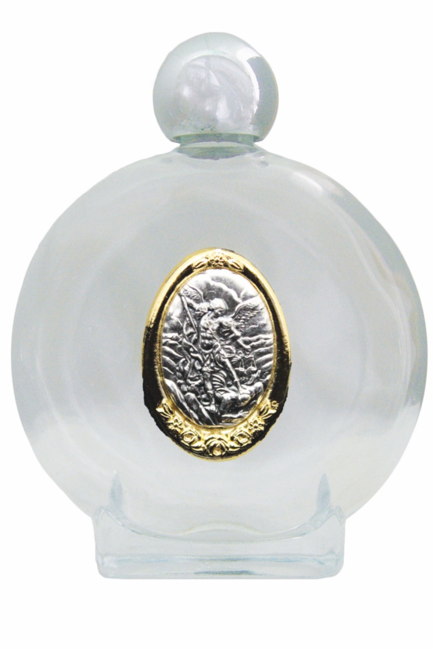 WB14-MIKE St. Michael Holy Water Bottle 3.25x4.5"