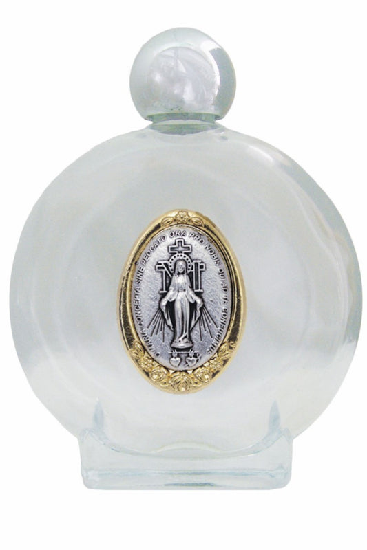 WB14-MM Miraculous Medal Holy Water Bottle  3.25x4.5"