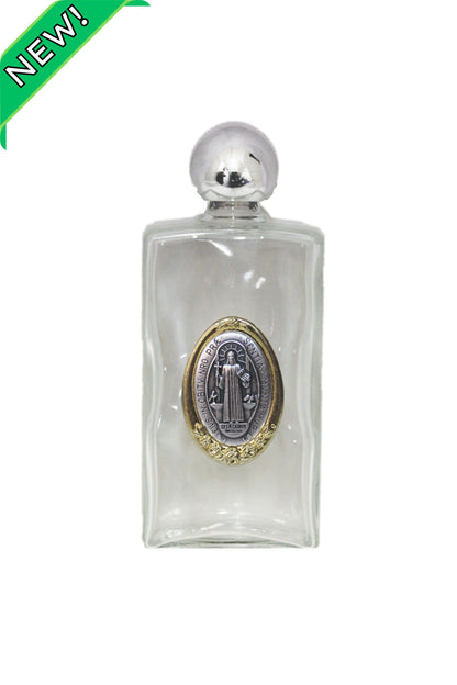 WB13-BEN St. Benedict Holy Water Bottle (Double Sided) 2x5"
