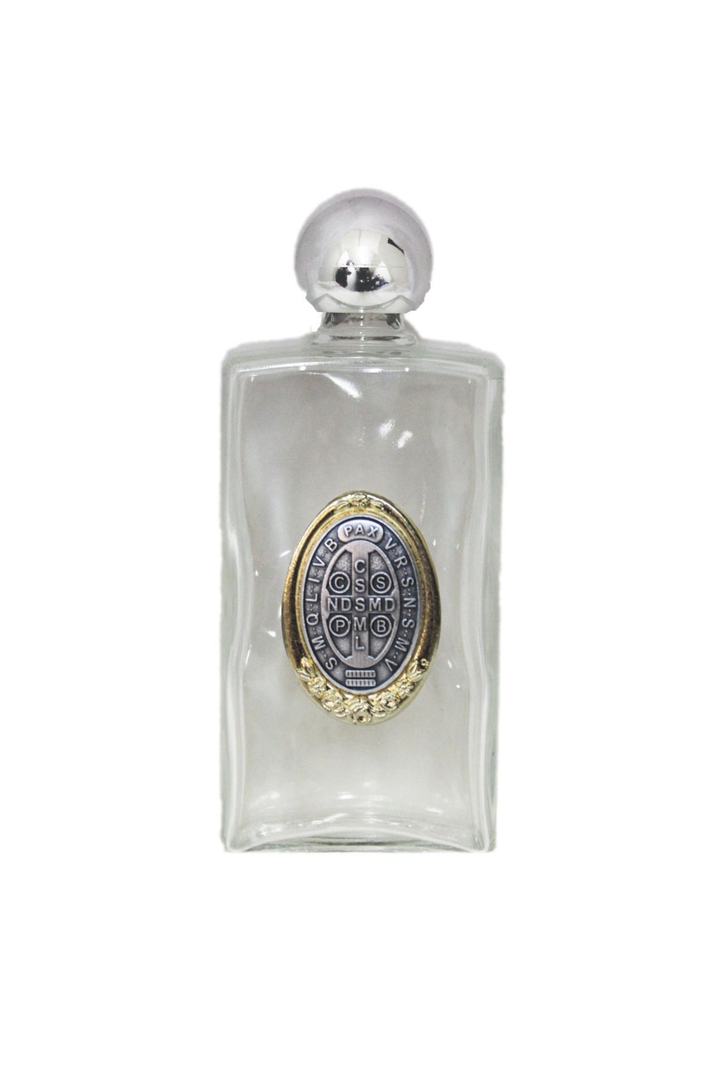 WB13-BEN St. Benedict Holy Water Bottle (Double Sided) 2x5"