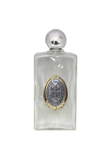 WB13-BEN St. Benedict Holy Water Bottle (Double Sided) 2x5"