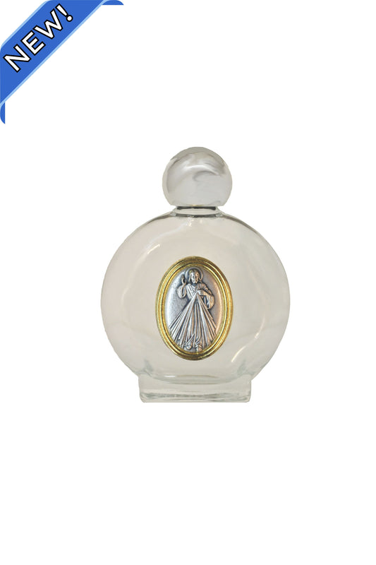 WB21-DM Divine Mercy Holy Water Bottle 3.25"