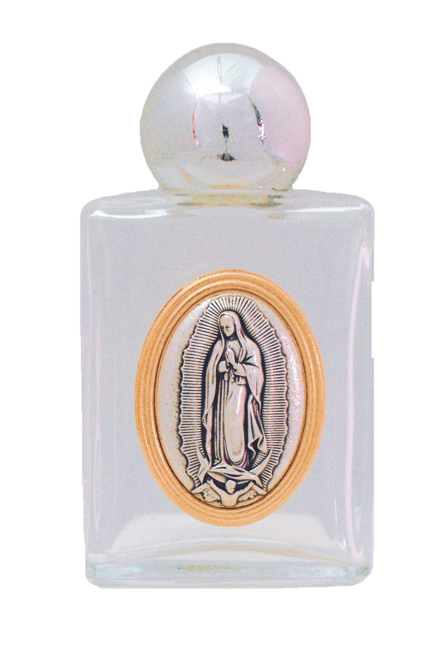 WB5-GUAD Our lady of Guadalupe Holy Water Bottle 1.75x3.25"