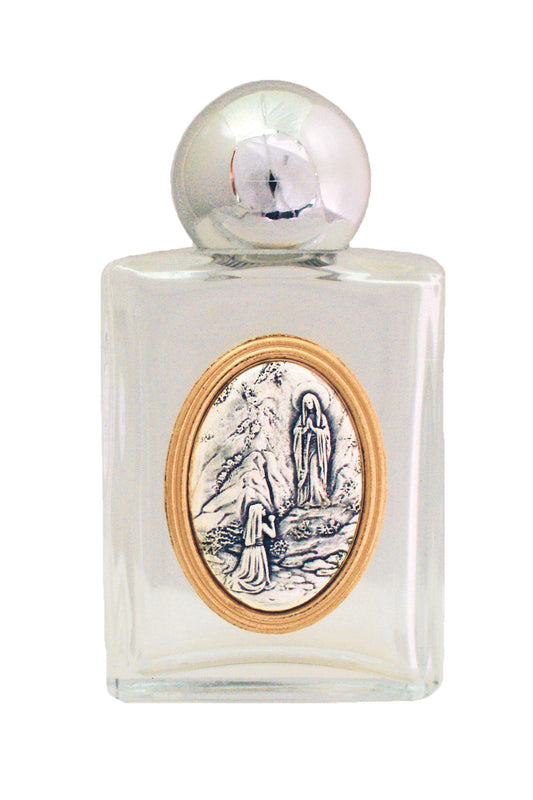 WB5-L Our Lady of Lourdes Holy Water Bottle 1.75x3.25