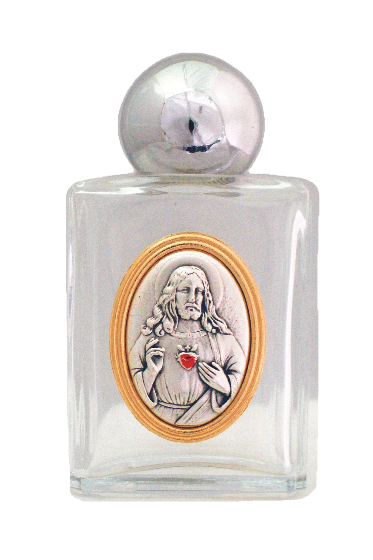 WB5-SHJ Sacred Heart of Jesus Holy Water Bottle 1.75x3.25