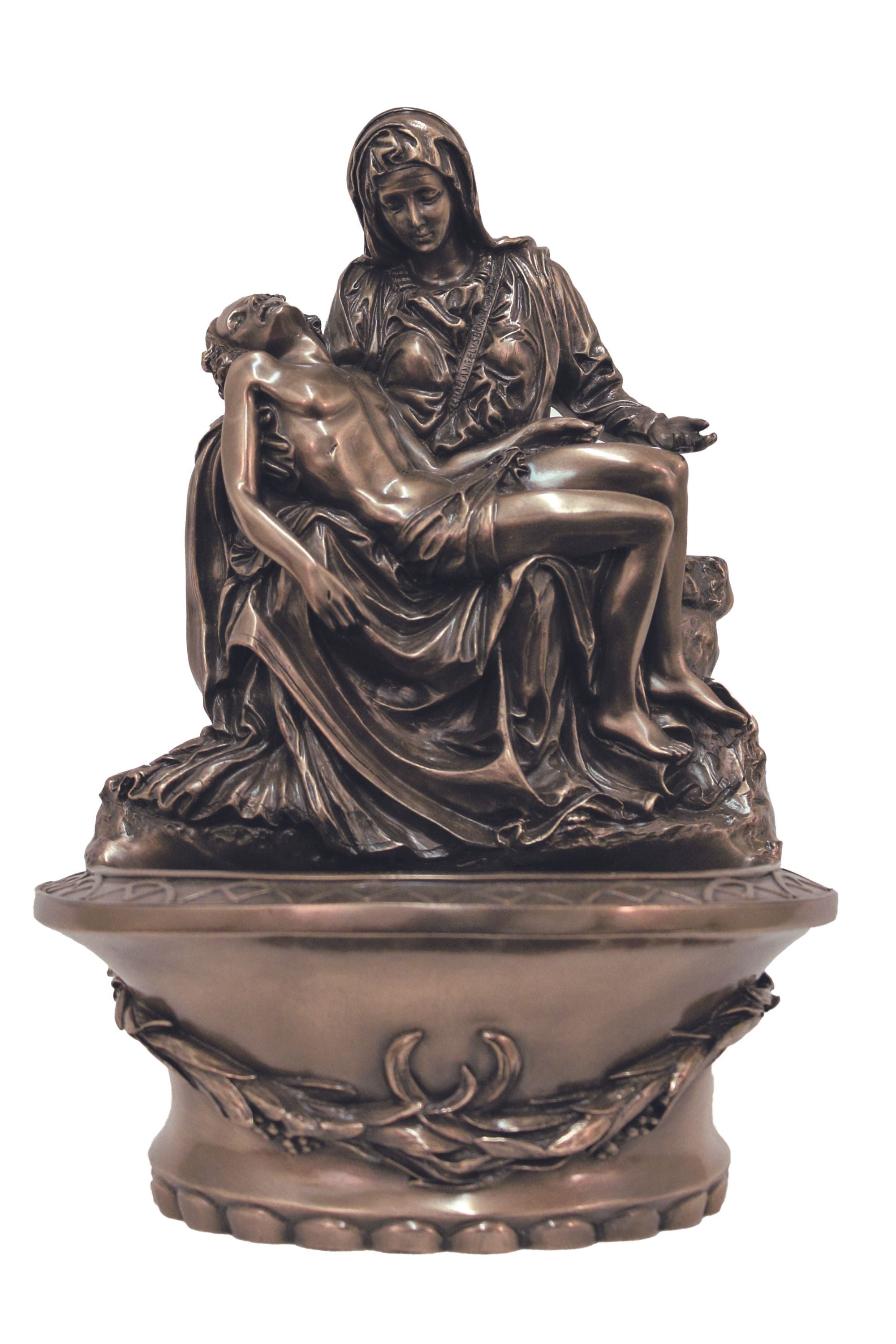 SR-77684 Standing/Hanging Pieta Font in Cold Cast Bronze 8 ...