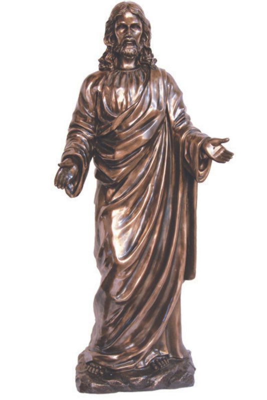 SRA-WC42 Welcoming Christ in Cold Cast Bronze 42"