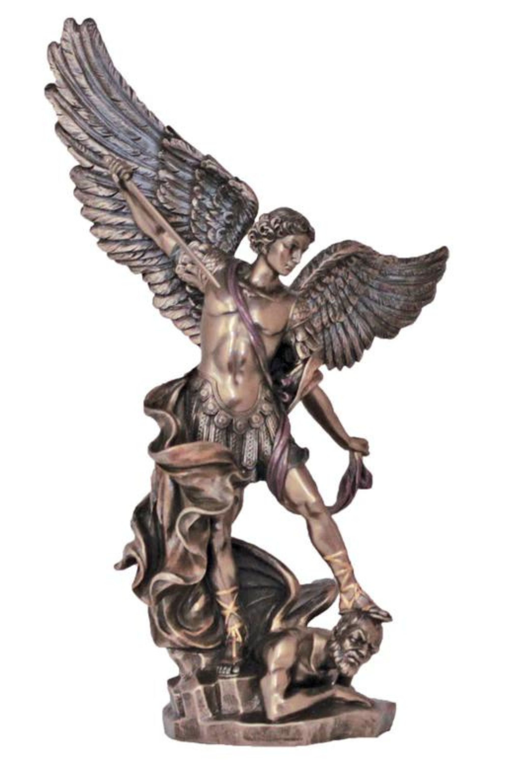 SR-71543 St. Michael in Cold Cast Bronze 14.5