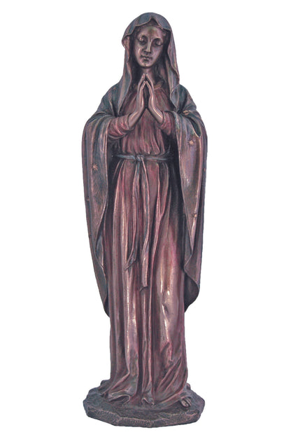 SR-74504 Adoring Virgin in Cold Cast Bronze 11.75"